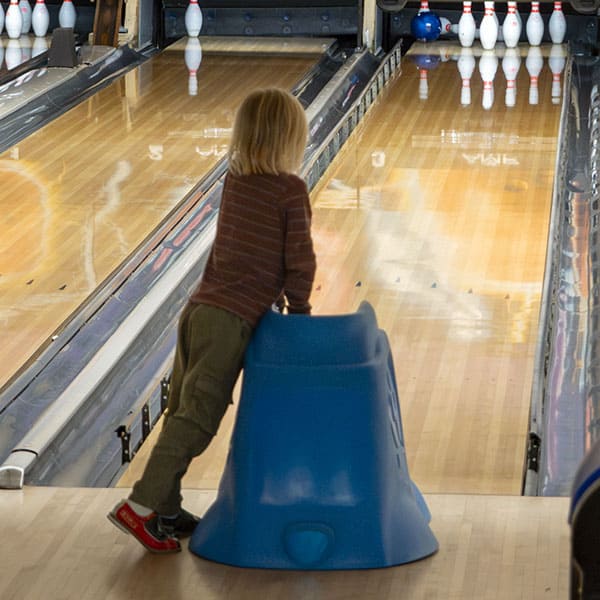 Child Bowling at Interstate Bowl