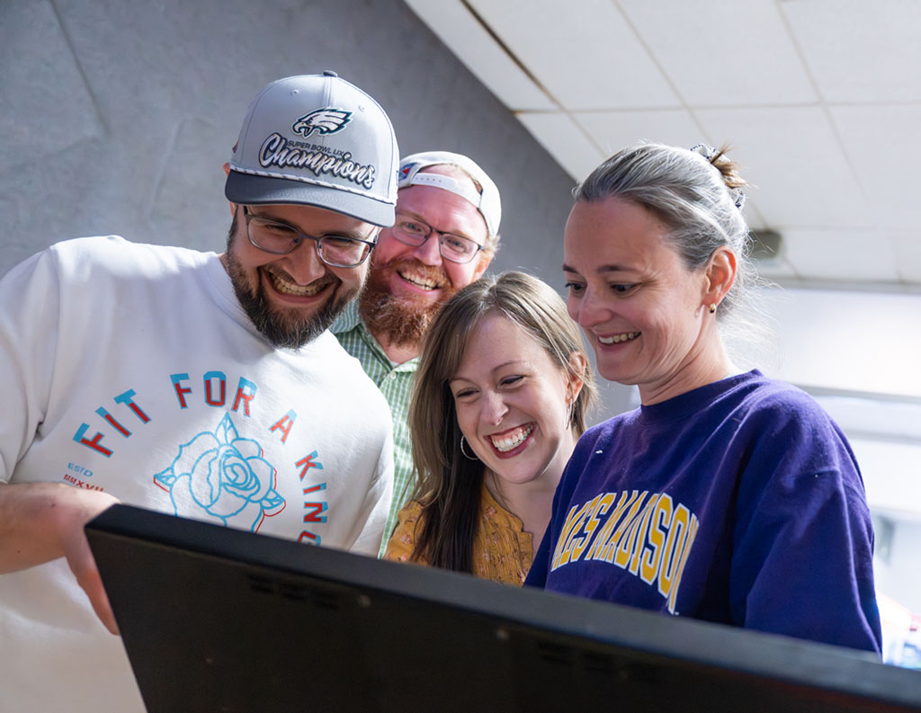 Group at a Bowling Party